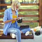 Itslife 32oz Insulated Soup Thermos, Vacuum Stainless Steel Food Jar for Hot & Cold Food, Leakproof Wide Mouth Lunch Container with Spoon, Black