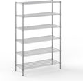 21" Deep x 54" Wide x 86" Height Wire Shelving Kit | 6-Tier | NSF Commercial Storage Rack Unit