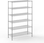 21" Deep x 54" Wide x 86" Height Wire Shelving Kit | 6-Tier | NSF Commercial Storage Rack Unit