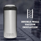 YETI Rambler 12 oz. Colster Slim Can Insulator for the Slim Hard Seltzer Cans, White