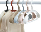 10 Pack Heavy Duty Coat Hangers 25lb Load Capacity Swivel Suit Clothes Hanger Wide Shoulder Jacket Hangers Thick Large Non Slip Hanger (Kahki)