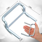 10 Pack Pallet Rack Clip Universal Pallet Racking Beam Locking Horseshoe Safety Clips for Teardrop Upright Frame Columns Engagement for Warehouse Storage Safety