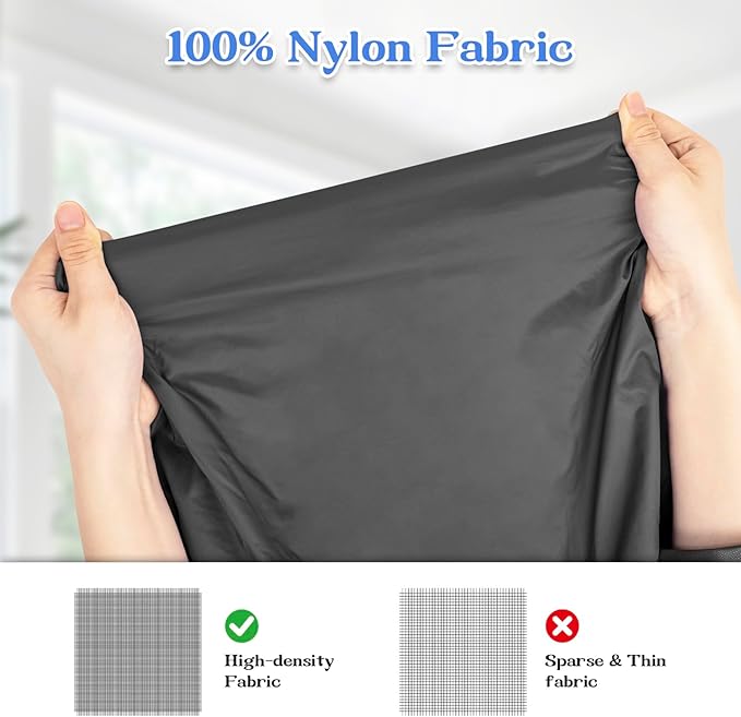 Laundry Bag Extra Large Heavy Duty, 24"x 35", Laundry Basket Liner Replacement, Drawsting Top with Carrying Handles, 3 to 4 Load Capacity, Machine Washable Hamper Liner, Ultra-Light & Foldable