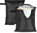 OTraki 12x16 inch Wet Bag 2Pcs Waterproof Swim Bag for Wet Clothes Small Swimsuit Dirty Clothes Laundry Bag Travel Machine Washable for Gym Beach Pool Drying Do Not Exceed 176℉ Black