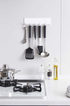 Yamazaki Industries 2437 Magnetic Kitchen Tool Hook Plate, White