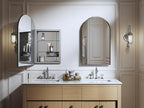 Kohler 36540-CPL Verdera® Medicine Cabinet Mirror, Arched Design, Left-Hinged, Mirrored Interior, Adjustable Shelves, Rustproof, 20 in. W x 34 in. H, Polished Chrome