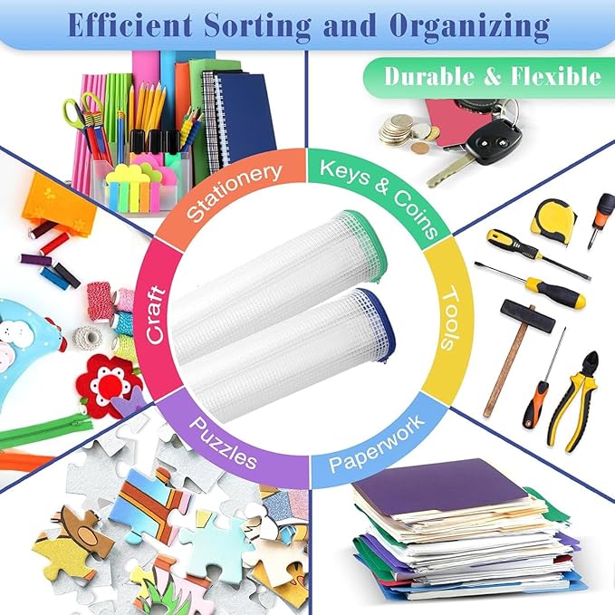 Jetec 32 Pcs Mesh Zipper Bags Toy Storage Bikini Organizer Bag Bolsas Para Guardar Trajes De Bano Waterproof Zipper Reusable Pouch Puzzle Multipurpose for Storage Office(Cute Color,7.5 x 5 Inch)