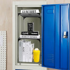Locker Organizer Shelf Stackable Extra Locker Shelf for School Locker Organizer Storage Cabinet Accessories Suitable for School, Office, and Home use (2, Black)