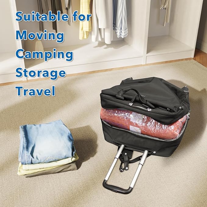 MEIQIHOME Vacuum Storage Bags, Space Saver Sealer Bags,Vacuum seal bags for clothing, Pillows, Comforters, Blankets, Bedding,16 Combo Epump