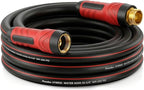 Short Garden Hose 15ft x 5/8", NON-EXPANDABLE Heavy Duty Premium Flexible Water Hose, No Kink, Leakproof, Lightweight Hybrid Hose with Male to Female Fittings for Household&Backyard