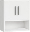 HOOBRO Bathroom Wall Cabinet, Medicine Cabinet, 15 x 7.1 x 16.1Inches, Adjustable Shelf, Over The Toilet Wall Storage Cabinet, for Bathroom, Bedroom, White
