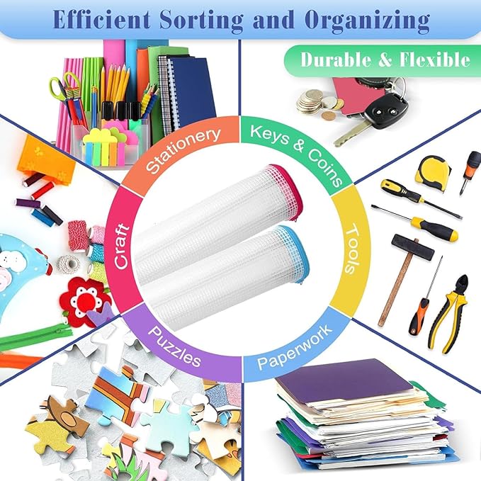 Jetec 32 Pcs Mesh Zipper Bags Toy Storage Bikini Organizer Bag Bolsas Para Guardar Trajes De Bano Waterproof Zipper Reusable Pouch Puzzle Multipurpose for Storage Office(Sweet Color,9 x 7 Inch)