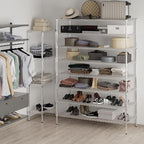 24" Deep x 60" Wide x 86" Height Wire Shelving Kit | 8-Tier | NSF Commercial Storage Rack Unit