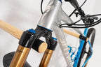 SELVA Racks - Wooden Bike Wall Mount. in 2 Sizes and 3 Colors: Natural Pine, Black and White (Natural Pine, 15" 3/4)