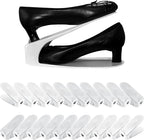 One-Piece Shoe Slot Organizer 20 Pack, Space-Saving Stackers for Closet, Entryway & Shoe Rack | No Assembly Needed