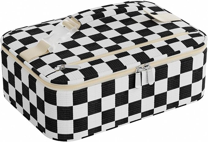 Small Lunch Box Insulated Lunch Bag for Women Men, Bento Kids Lunch Box, Compact Portable Thermal Meal Cooler Bags with Buckle Handle for Work & School, 5L