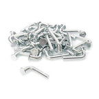 QWORK Pallet Rack Drop Pin, Heavy Duty J Bolt Safety Universal Pins, Pack of 50, M7x30mm