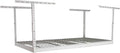 MonsterRAX Storage Solutions Garage Ceiling Storage Rack - Heavy Duty Overhead Rack, Adjustable Shelving - 3x6, White, 12"-21"