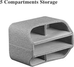 Remote Control Holder, Spinning Remotes Caddy Organizer for TV Accessories/ Controllers/ Office Supplies/ Phones, Bedside Table Desk Organizers and Decorations for Living Room, Desktop Storage Box