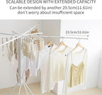 Clothes Drying Rack Tripod Aluminum-4rods16 Clips,Portable Foldable Drying Rack,Space-Saving,Drying Rack Clothing for Laundry Bedroom Household RV Camping