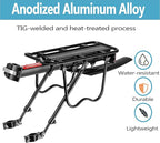 Rear Bike Rack,Bike Cargo Rack w/Fender & Large Size Reflective,Quick Release Mountain Road Bicycle Rear Racks,Universal Bike Luggage Rack,Large Capacity Bike Pannier Rack,YONTUO