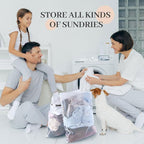 Nuenen 50 Pcs Mesh Laundry Wash Bags with Zipper Machine Washable Lingerie Bags for Washing Delicates Clothes Garment Underwear Blouse Hosiery Socks Travel (16 x 20 Inches,Gray)