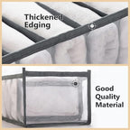 Generic Wardrobe Clothes Organizer, 7 Grids Washable Foldable Mesh Separation Box, Drawer Organizer