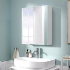 20x16 inch Bathroom Wall Cabinet, Saver Storage Cabinet, Medicine Cabinet with 1 Door and Adjustable Shelves, White（Assembly Required）