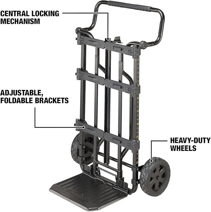 DEWALT TOUGHSYSTEM Tool Storage L-Cart Carrier with Heavy Duty Wheels (DWST08210)