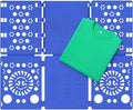 BoxLegend Shirt Folder Board Tshirt Clothes Folder Folding Board Durable Laundry Sorter Helper Liner, Blue