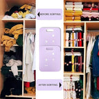 2Pcs Shirt Folding Board, Portable Clothes Folder, Plastic Laundry Folders for Travel