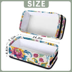 Small Bathroom Baskets for Toilet,Foldable Toilet Paper Tank Basket Organizer for Towels Storage Decorative Open Storage Bins for Home,Closet,Containers,Cabinet（Beautiful Flower ）