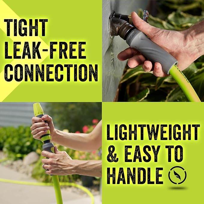 Flexzilla Garden Lead-in Hose with SwivelGrip, 5/8 in. x 5 ft., Lightweight All-Weather Water Hose, Durable and Flexible, Leak-Free Connections