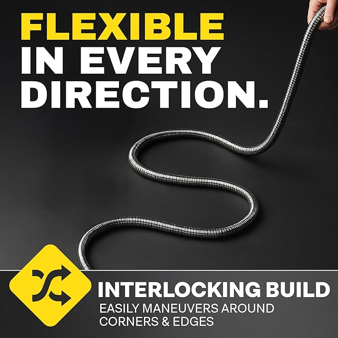 BIONIC STEEL 3Ft Short Garden Hose, 3 Ft x 5/8 In. Connector Hose for Reel, Leak Proof Connection, Heavy Duty, Non Kinking, Flexible, Hose Extension