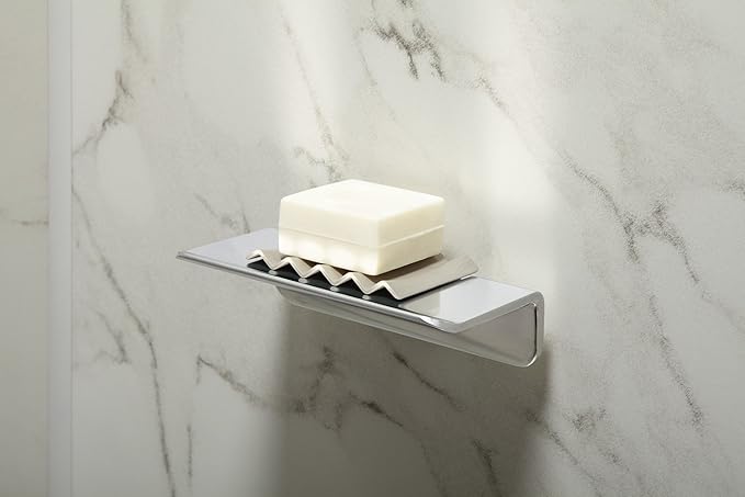 KOHLER K-97621-ABZ Choreograph Floating Shower Shelf, Anodized Dark Bronze, 7"