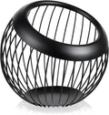Large Capacity Coffee Pod Holders Basket, Metal Espresso Pod Holder, Coffee Bar Organizer for Counter, Kcup Storage Bar Accessories (Black)