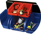 Performance Tool W5190 10-Bin Wall Mount Storage Rack, Blue
