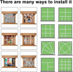 12Pcs Adjustable Drawer Dividers 0.1Inch Thickness DIY Grid Dividers 40x5cm Plastic Organizer Separator for Socks Underwear Makeup Cosmetic Clothes