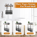 Towel Racks for Bathroom Wall Mounted, Metal Towel Holder with Wooden Shelf for Folding Large Towels, Towel Storage for Small Bathroom Organizer Decor or RV Camping