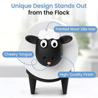 Sheep Toilet Paper Holder 3-Pack, Black Sheep Funny Bathroom Decor, Free Standing Cute Animal Toilet Paper Organizer, Unique Bathroom Accessories, Modern Farmhouse Decor, No Assembly, Gift-Ready
