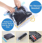 13 Combo Pack Vacuum Storage Bags (9 Large Size 36"X28" and 4 Travel Bags Size 24"X16") for Storage Organization
