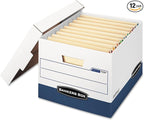 Bankers Box FEL00709 Stor/File Max Lock Storage Box