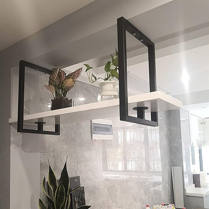 Ceiling Wine Rack Decoration Shelf - 1 Tier Flower Stand Display Stand, Ceiling Mounted Storage Rack, Hanging Plant Stand, for/Kitchen/Bar/Restaurant (Size : 120 * 30 * 50cm)