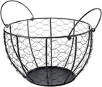 Kitchen Storage Metal Wire Egg Basket Farm Chicken Cover Egg Holder/Organizer Case/Container
