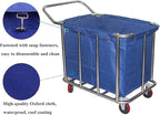 Commercial Laundry Cart Replacement Liner Bag, Detachable Storage Bag, Thickened Oxford Cloth for Trolley Use