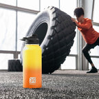 Insulated Water Bottle | Thickened Stainless Steel Vacuum Metal | Portable Sports Water Jug for Gym and Hiking with Straw, Carrier Bag, Handle Strap | BPA-Free 32 oz