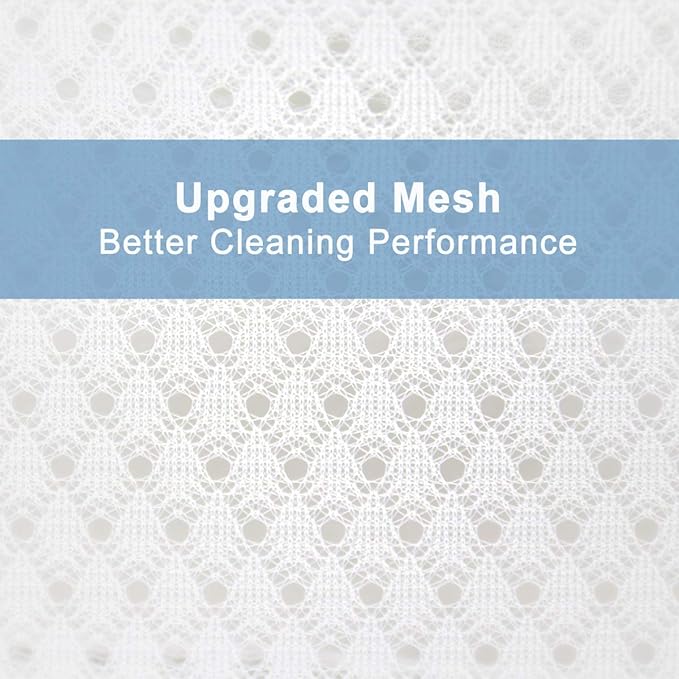 Muchfun 2Pcs Durable Diamond Mesh Laundry Bags for Delicates 24 x 24 Inches (2 XX-Large)