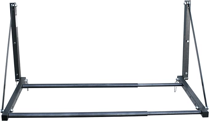 MaxxHaul Adjustable Wall Mount Folding Tire Rack – 32 to 48 Inch Width – 300 lb Capacity – Heavy Duty Steel Garage Tire Storage Holds 4 Tires – 70489