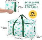 BALEINE 8-Pack Oversized Moving Bags with Reinforced Handles, Heavy-Duty Storage Tote for Clothes, Moving Supplies (Clover, 8-Pack)