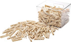 200pcs 3inch Clothes Pins Wooden Clothespins Heavy Duty Spring Wood Clips for Laundry Hanging Clothes Pictures Crafts
